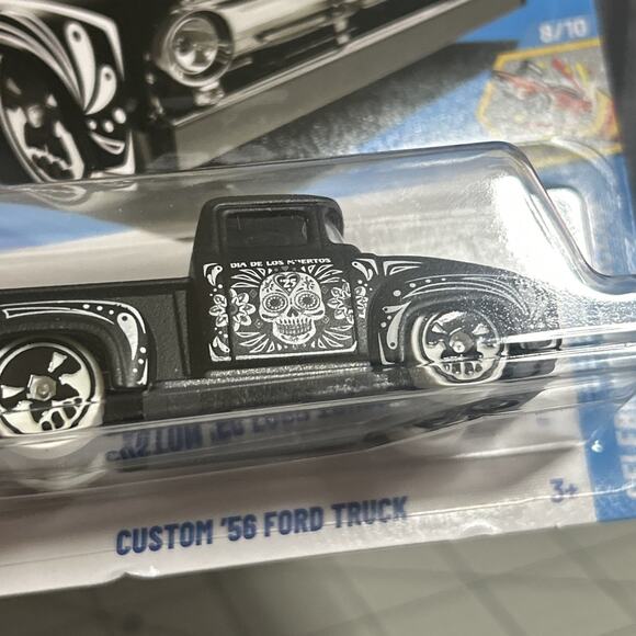 2025 HOT WHEELS CUSTOM '56 FORD TRUCK 8/10 Celebration Racers #233 NEW - Picture 6 of 9